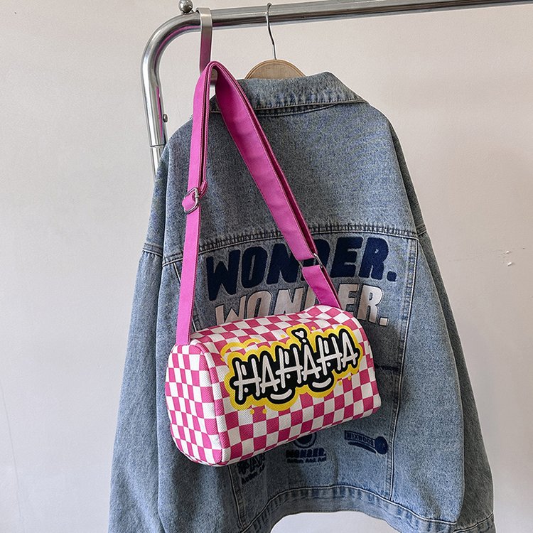 Checkerboard Pillow Sling Bag