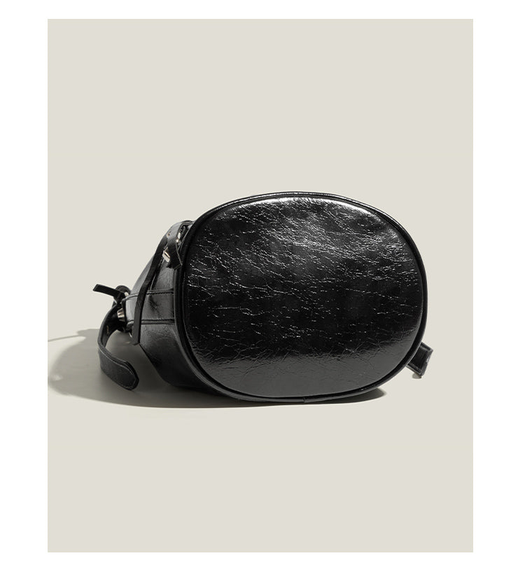 Punk Drawstring Bucket Bag