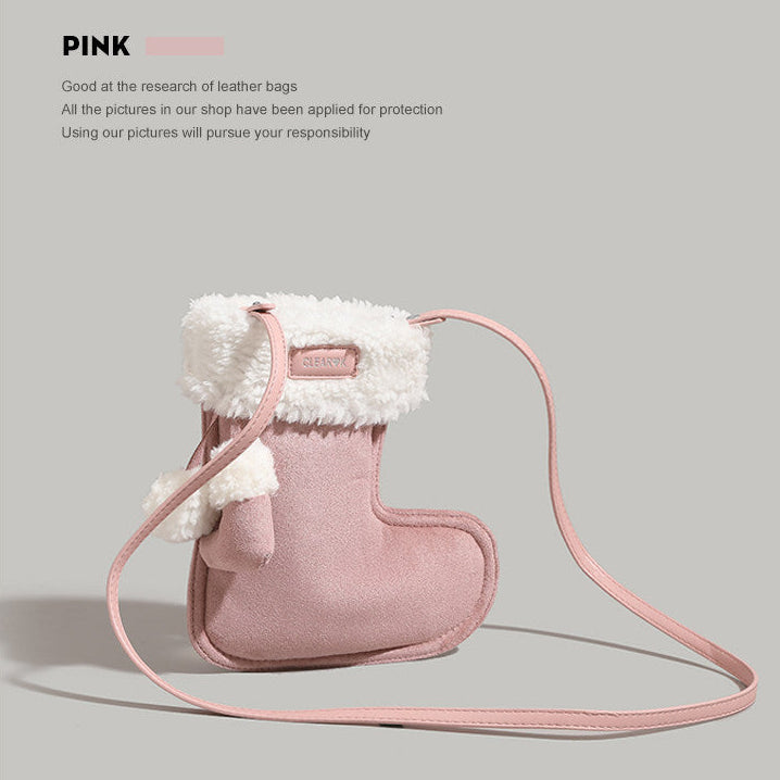 Cozy Boot Mini Crossbody Bag