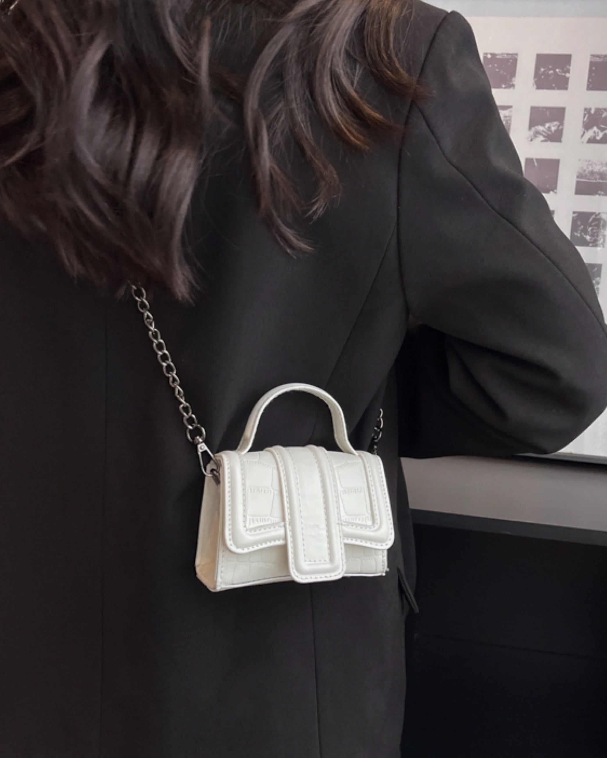 Mini Crocodile Cross Body Bag