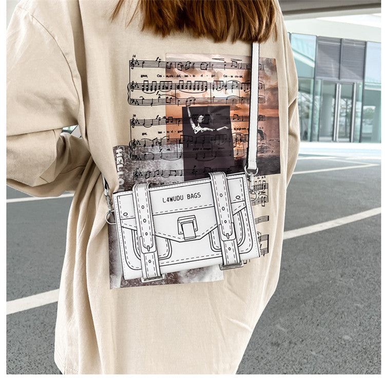 Doodle Lines Crossbody Bag