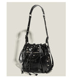 Punk Drawstring Bucket Bag
