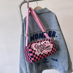 Checkerboard Pillow Sling Bag