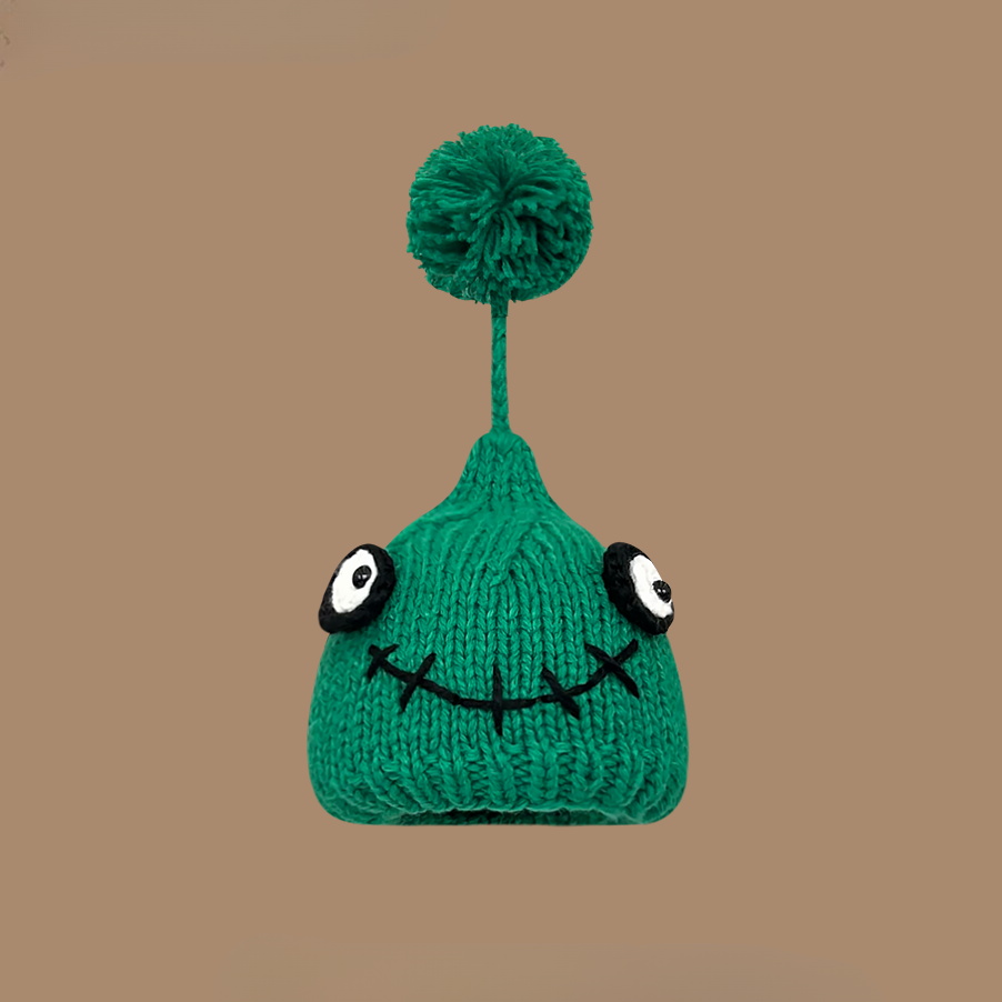 Japanese Style Cute Pom-Pom Beanie