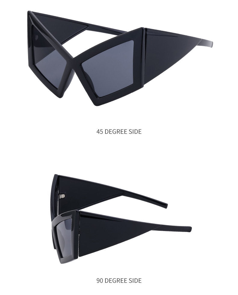 Geometric Oversized Sunglasses