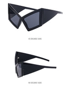 Geometric Oversized Sunglasses