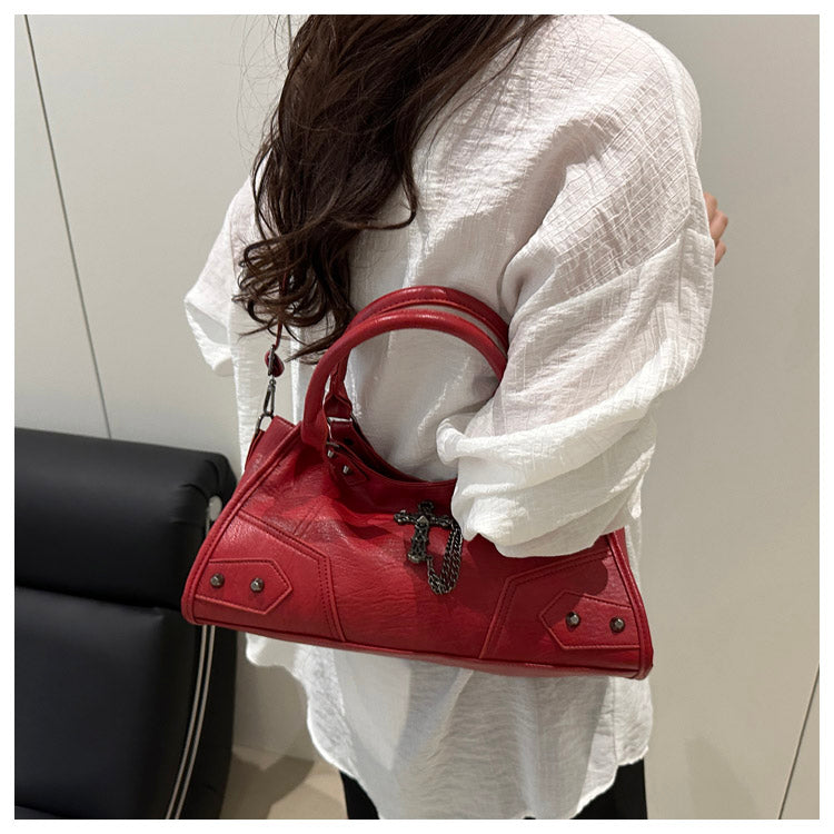 Gothic Cross Hobo Bag