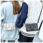 Doodle Lines Crossbody Bag