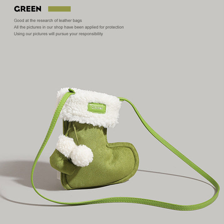 Cozy Boot Mini Crossbody Bag