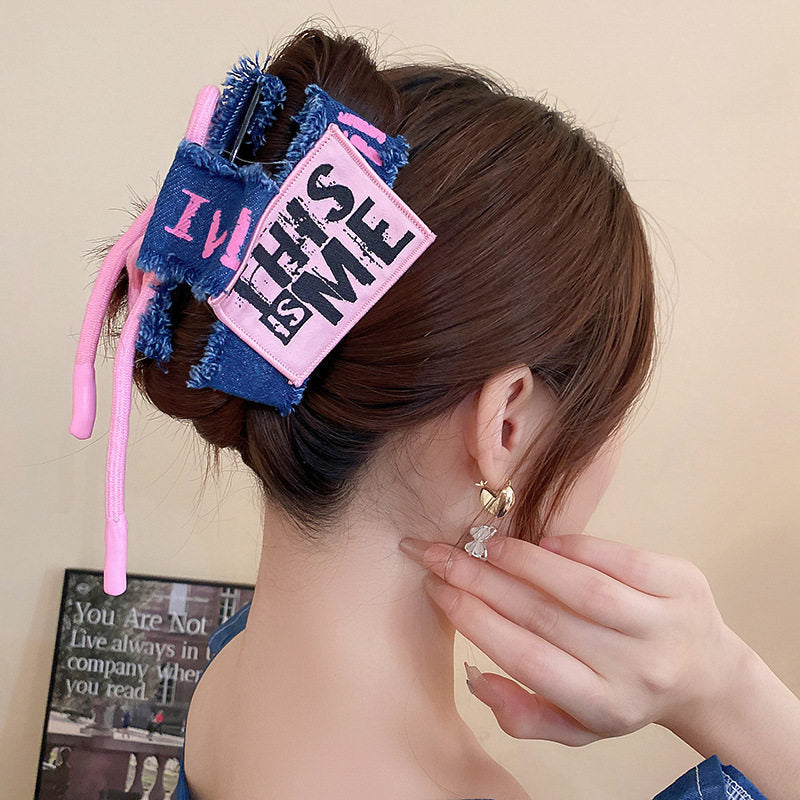 THIS IS ME Denim Hair Clip