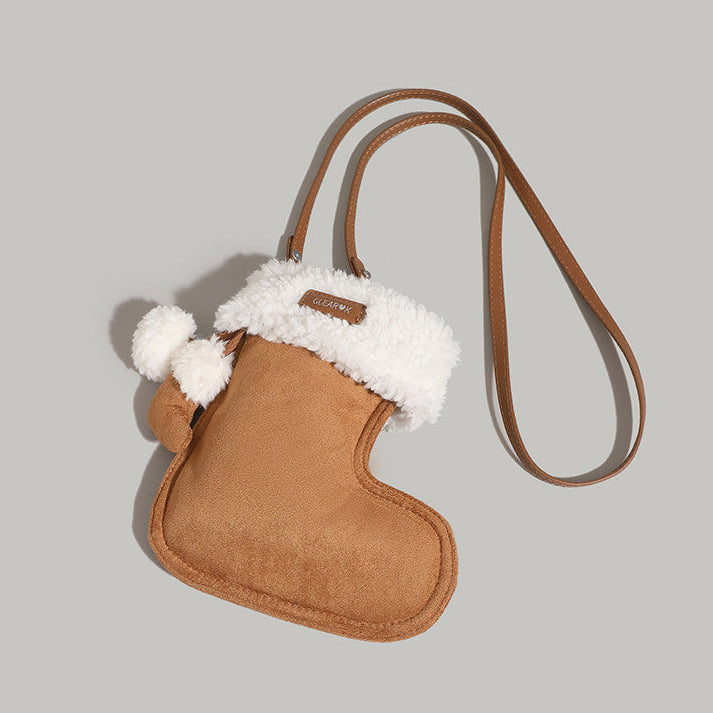 Cozy Boot Mini Crossbody Bag