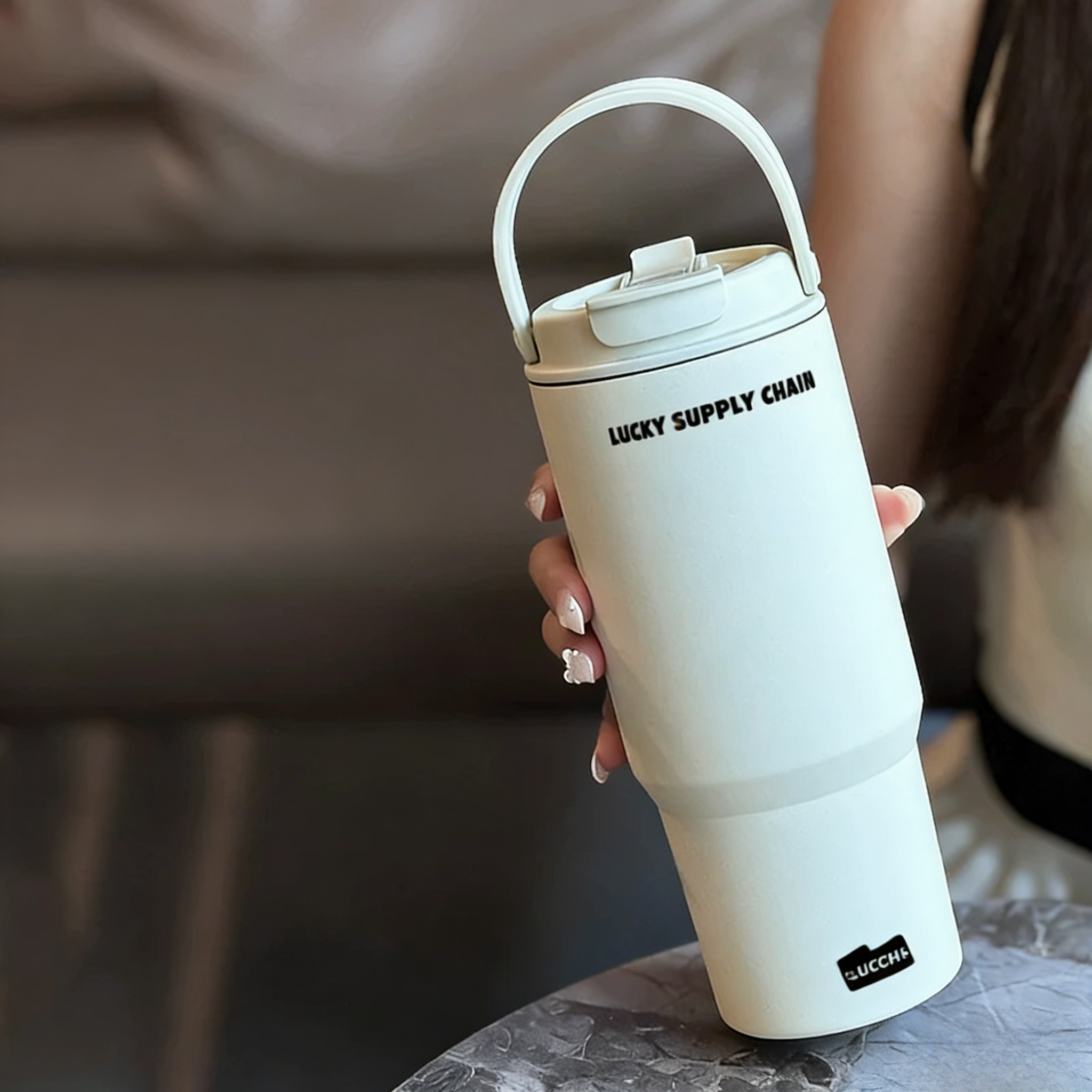 Macaron Large-capacity Sports Tumbler