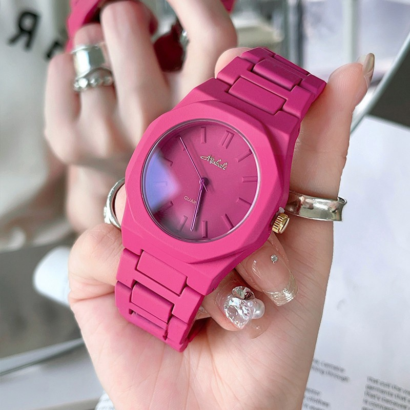 Light Luxury Quartz Watch - Sweet Pink for Daily Wear