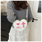 Gothic Heart Crossbody Bag
