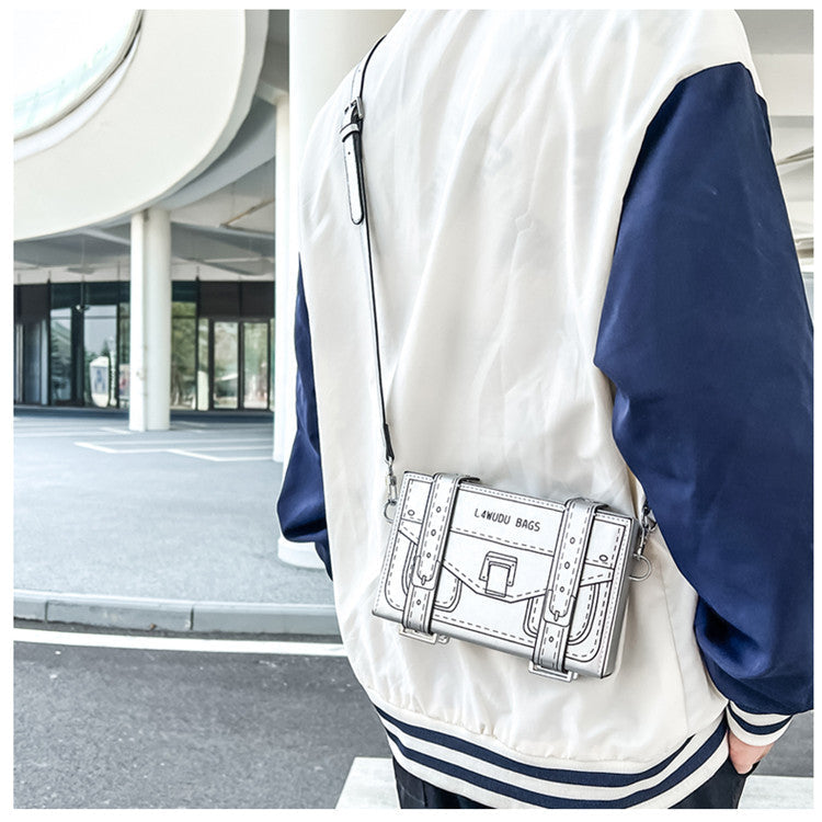 Doodle Lines Crossbody Bag