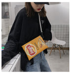 Crisp Chip Bag Novelty Sling Bag