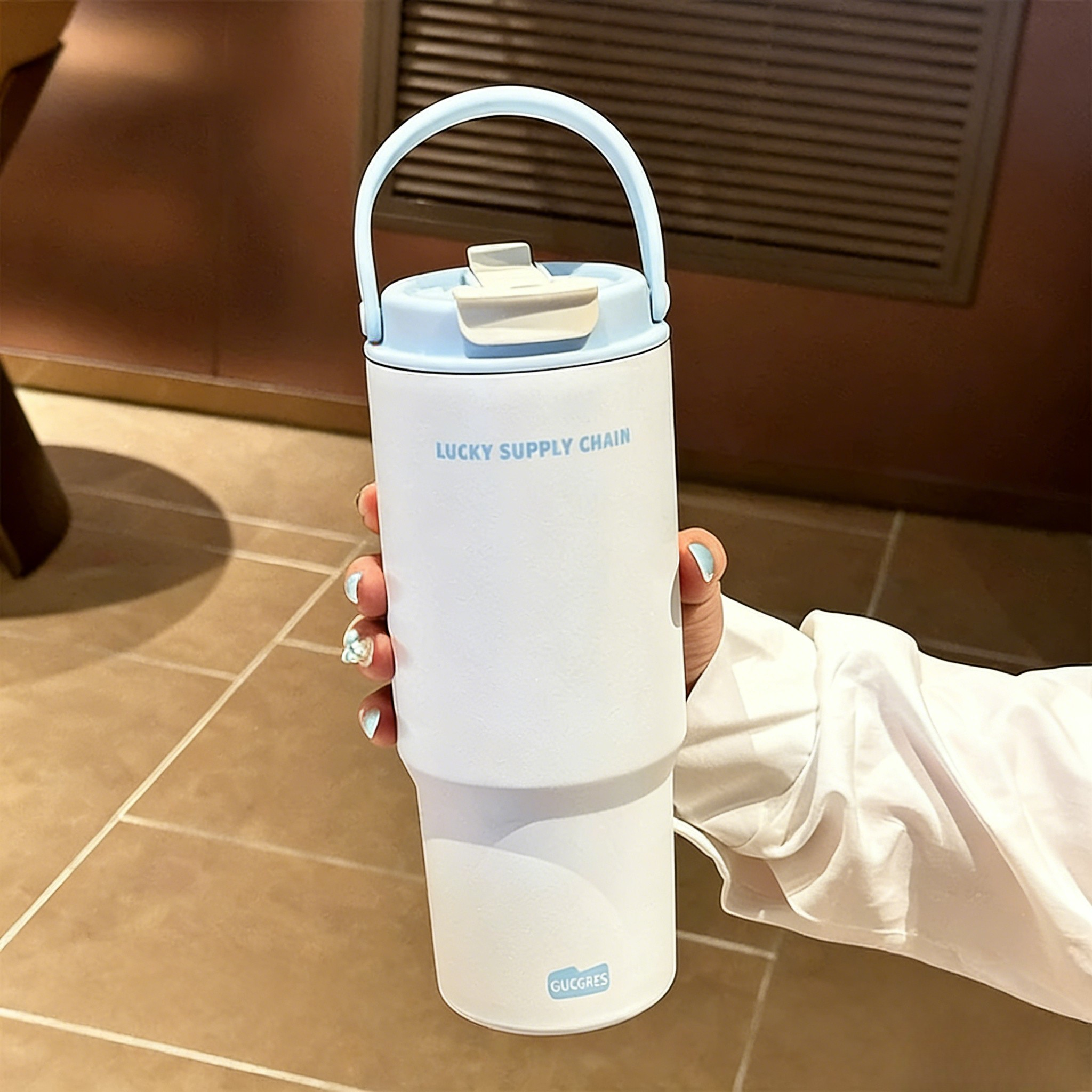 Macaron Large-capacity Sports Tumbler