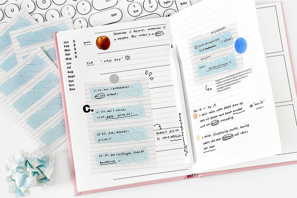 Vintage Dopamine Memo Pad Set