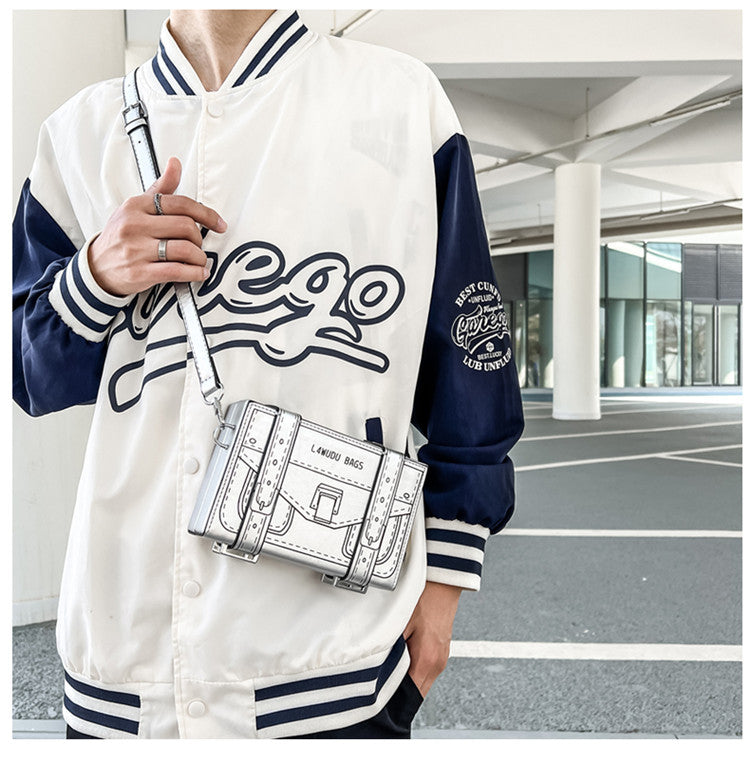 Doodle Lines Crossbody Bag