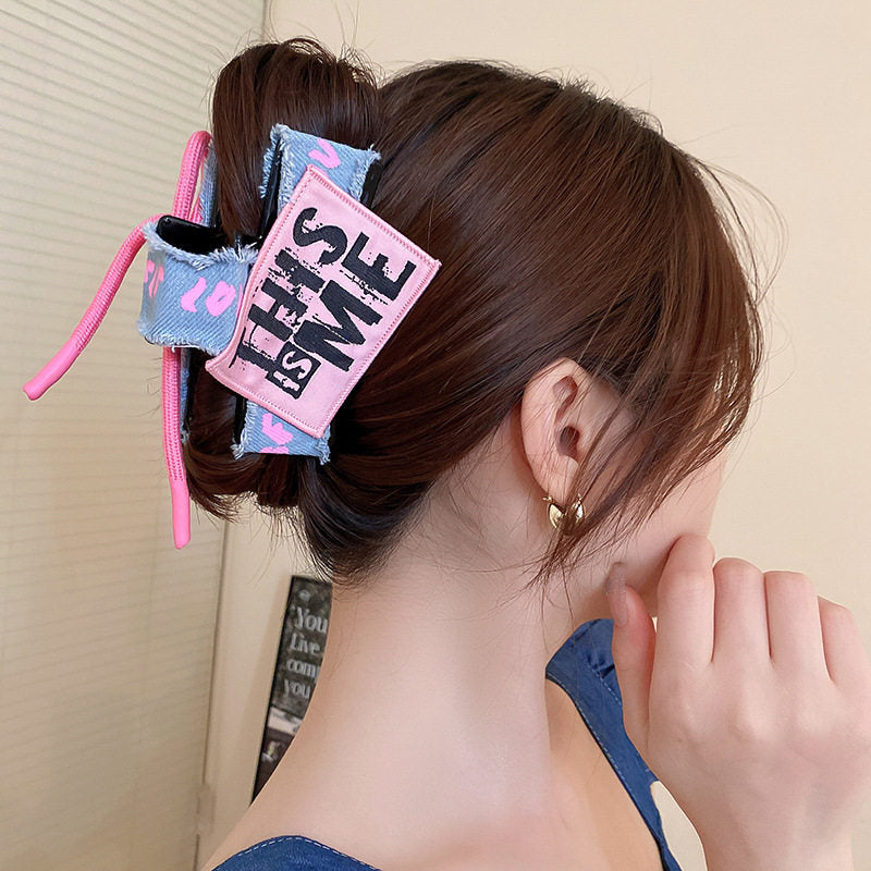 THIS IS ME Denim Hair Clip