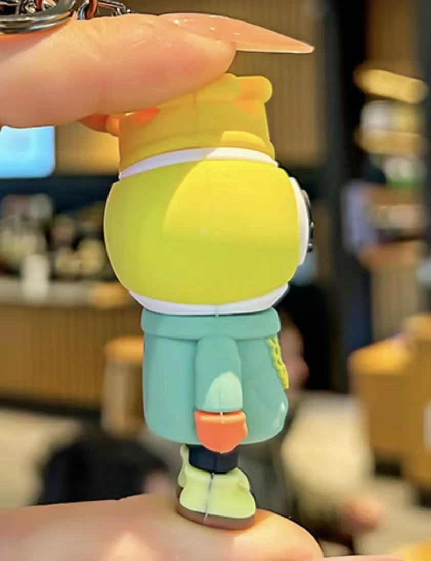 Billiard 8-Ball Keychain