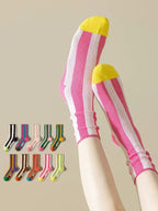 Vibrant Fashion Striped Socks