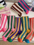 Vibrant Fashion Striped Socks