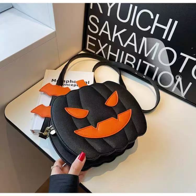 Devilish Pumpkin Crossbody Bag