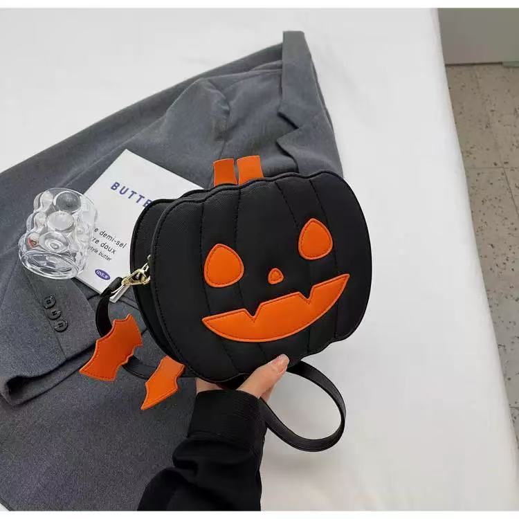 Devilish Pumpkin Crossbody Bag