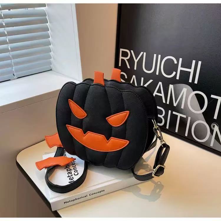 Devilish Pumpkin Crossbody Bag