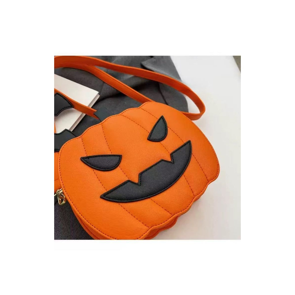 Devilish Pumpkin Crossbody Bag