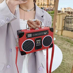 Retro Boombox Crossbody Bag