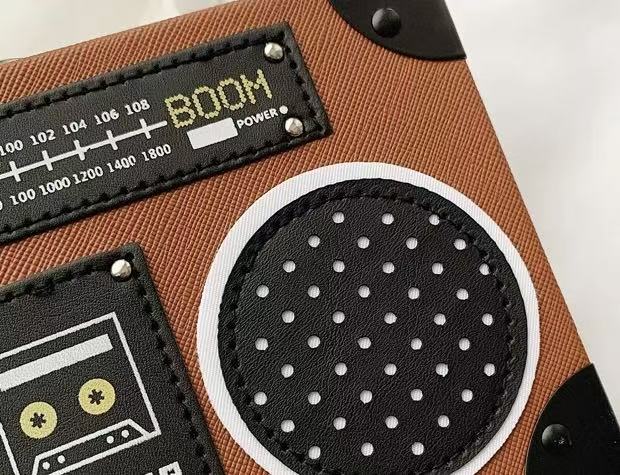 Retro Boombox Crossbody Bag