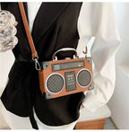Retro Boombox Crossbody Bag