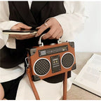 Retro Boombox Crossbody Bag