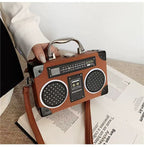 Retro Boombox Crossbody Bag