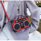 Retro Boombox Crossbody Bag