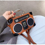 Retro Boombox Crossbody Bag