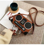 Retro Boombox Crossbody Bag