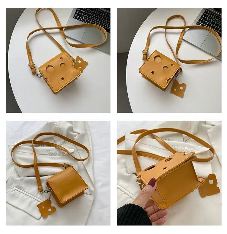 Cheese Wedge Mini Crossbody Bag