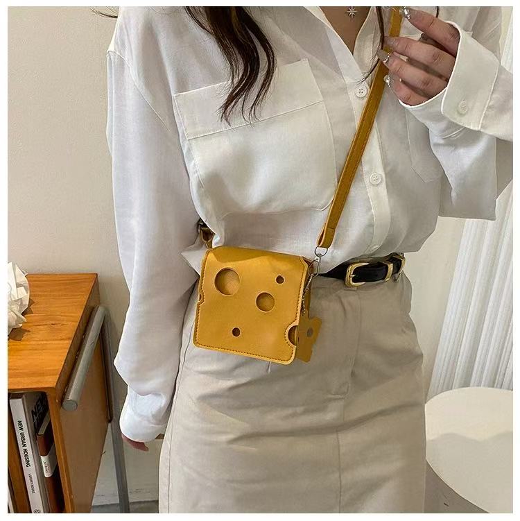 Cheese Wedge Mini Crossbody Bag