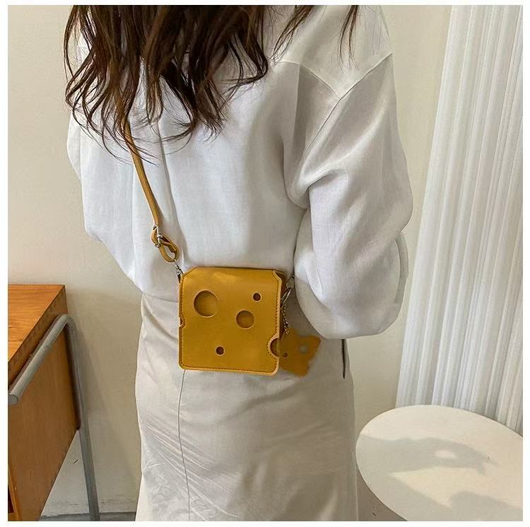 Cheese Wedge Mini Crossbody Bag