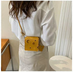 Cheese Wedge Mini Crossbody Bag