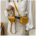 Cheese Wedge Mini Crossbody Bag