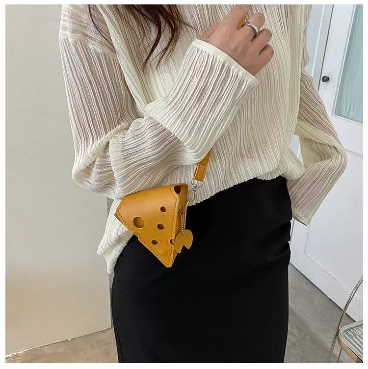 Cheese Wedge Mini Crossbody Bag