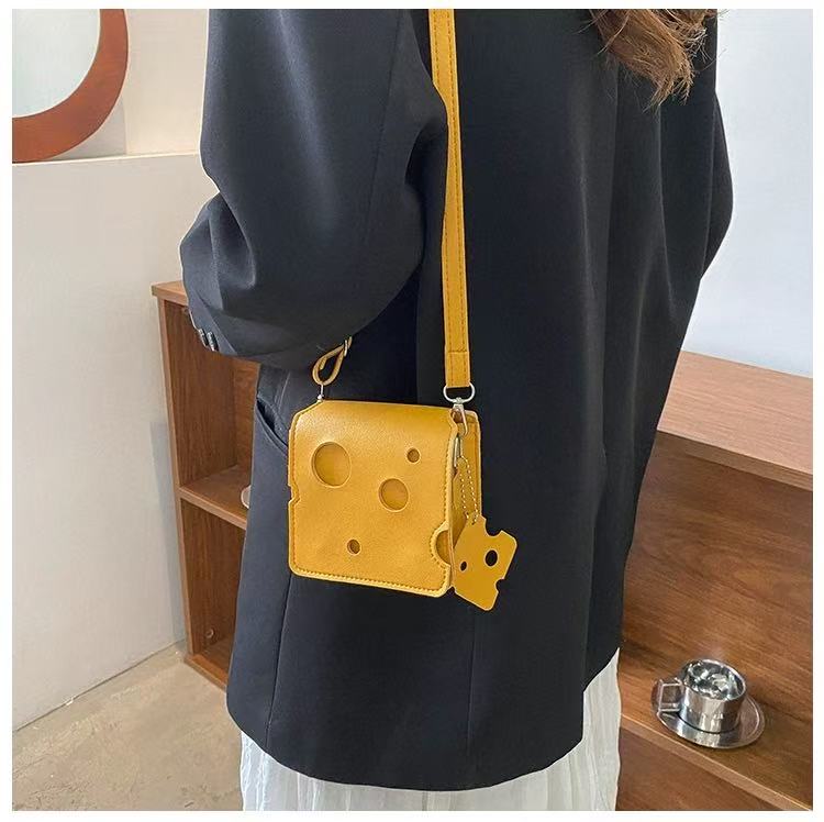 Cheese Wedge Mini Crossbody Bag