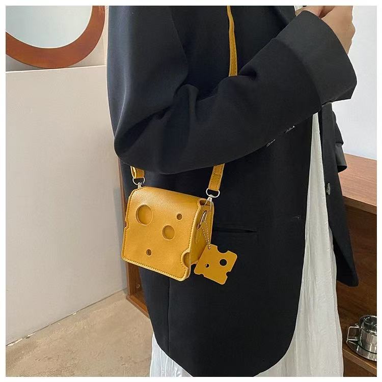 Cheese Wedge Mini Crossbody Bag