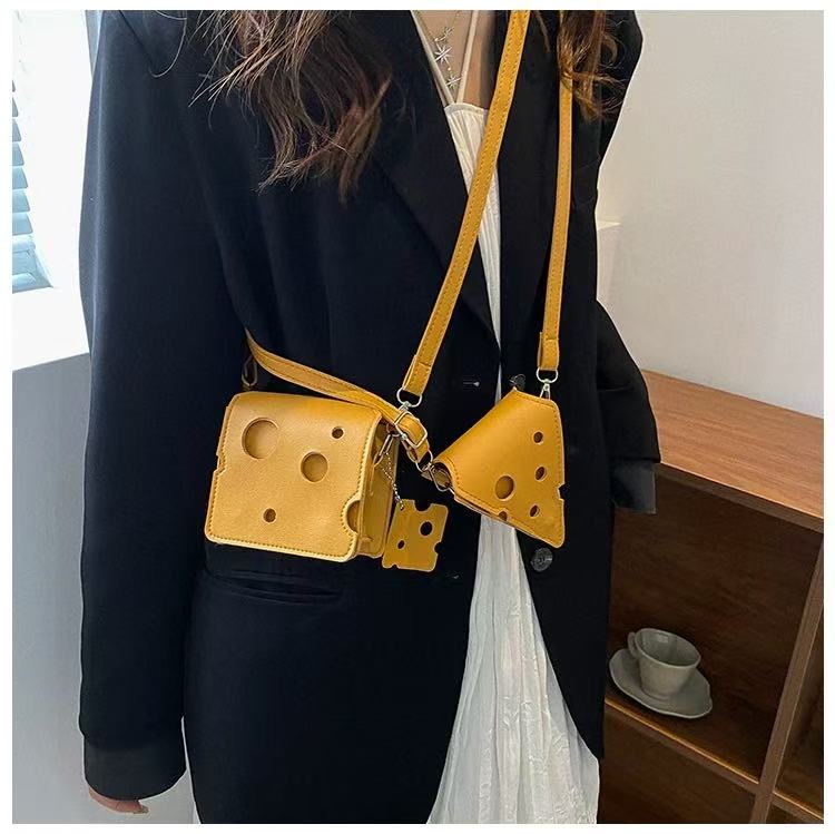 Cheese Wedge Mini Crossbody Bag