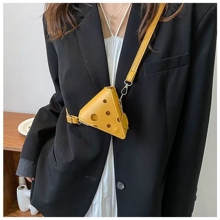 Cheese Wedge Mini Crossbody Bag