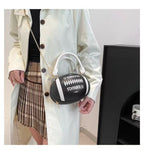 Rugby Ball Crossbody Bag